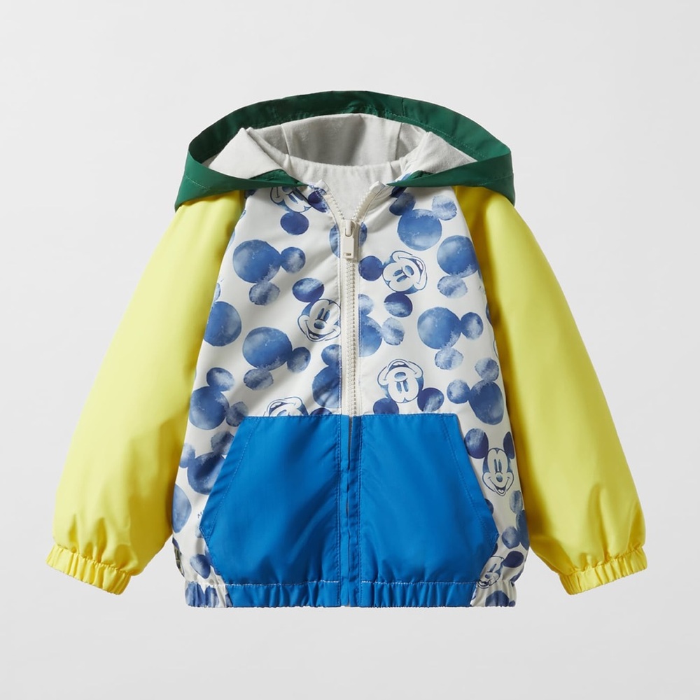 Zara Mickey Mouse Disney Raincoat